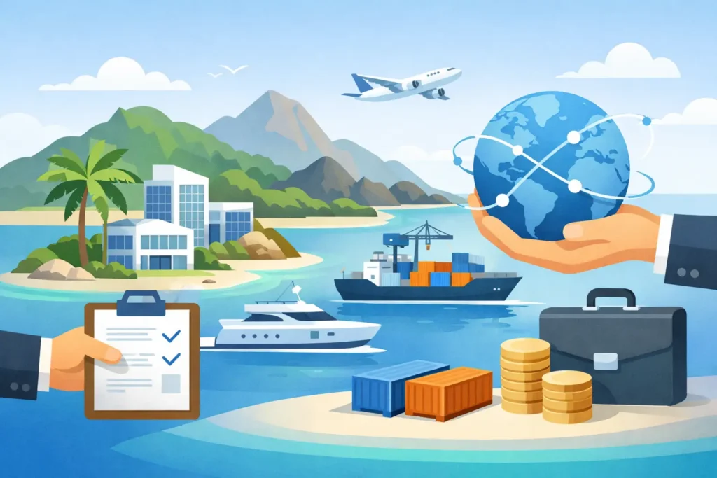 Seychelles Offshore Structure for International Trade